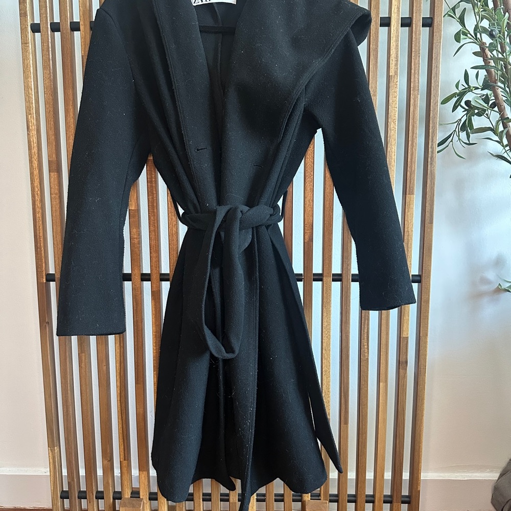 Zara Black Trench Coat